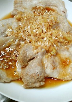 豚ロース、香味タレがけで少し減塩-レシピのメイン写真
