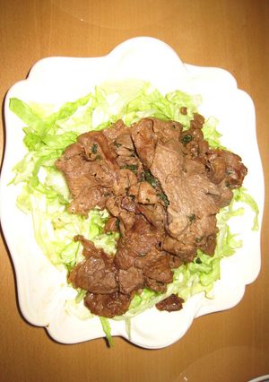 大葉にんにく醤油で牛肉のバター焼き-レシピのメイン写真