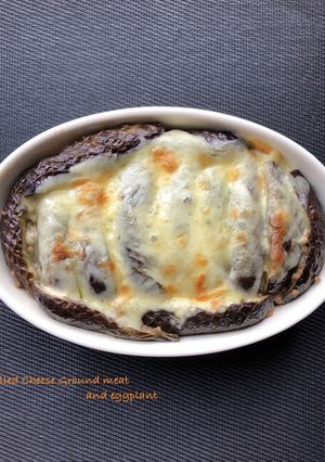 なすの肉味噌チーズ焼き-レシピのメイン写真