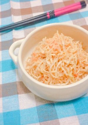 やみつき☆しゃきしゃき明太切干大根-レシピのメイン写真