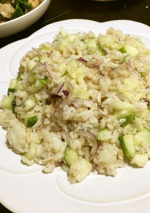 冷ご飯に混ぜるだけ♪はぐら瓜ライス-レシピのメイン写真