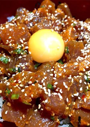 マグロの韓国風ユッケ丼-レシピのメイン写真