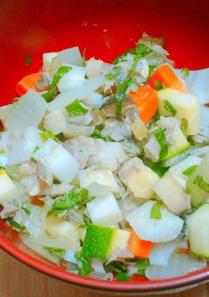 鯖缶とコロコロ野菜のさっぱりサラダ-レシピのメイン写真