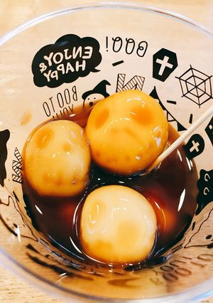 ハロウィンに☆みたらしスカル-レシピのメイン写真