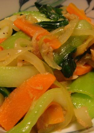 ツナ野菜炒め-レシピのメイン写真