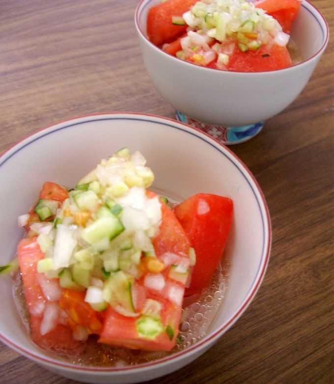 我が家の定番②美味しすぎるトマトサラダ☆-レシピのメイン写真