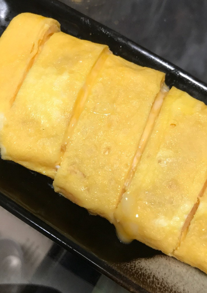 とろーりチーズ♡ だし巻き卵 白だし-レシピのメイン写真