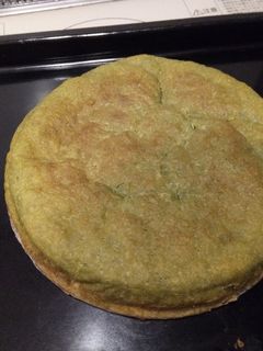 ヘルシー♪簡単♪豆腐けーき(青汁入り)-レシピのメイン写真