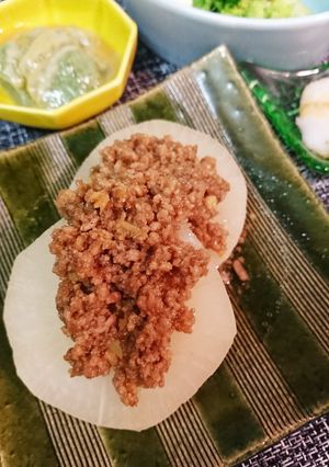 大根煮・醤油こうじそぼろのせ-レシピのメイン写真