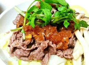 牛肉小間切れで☆ステーキ風丼ぶり♥簡単☆-レシピのメイン写真