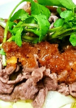 牛肉小間切れで☆ステーキ風丼ぶり♥簡単☆-レシピのメイン写真