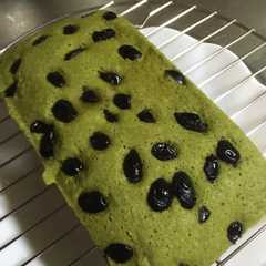 รูปของ おからパウダーの粉茶の蒸しパン