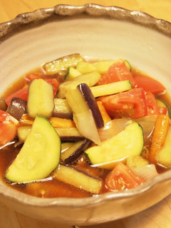 調味料2つで簡単★夏野菜の揚げ浸し-レシピのメイン写真