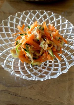 千切り野菜の簡単ツナサラダ-レシピのメイン写真