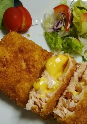 チーズを挟んだサーモンフライ-レシピのメイン写真