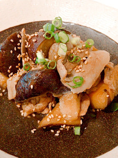 簡単さっぱり茄子と豚肉のポン酢炒め-レシピのメイン写真