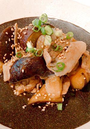 簡単さっぱり茄子と豚肉のポン酢炒め-レシピのメイン写真
