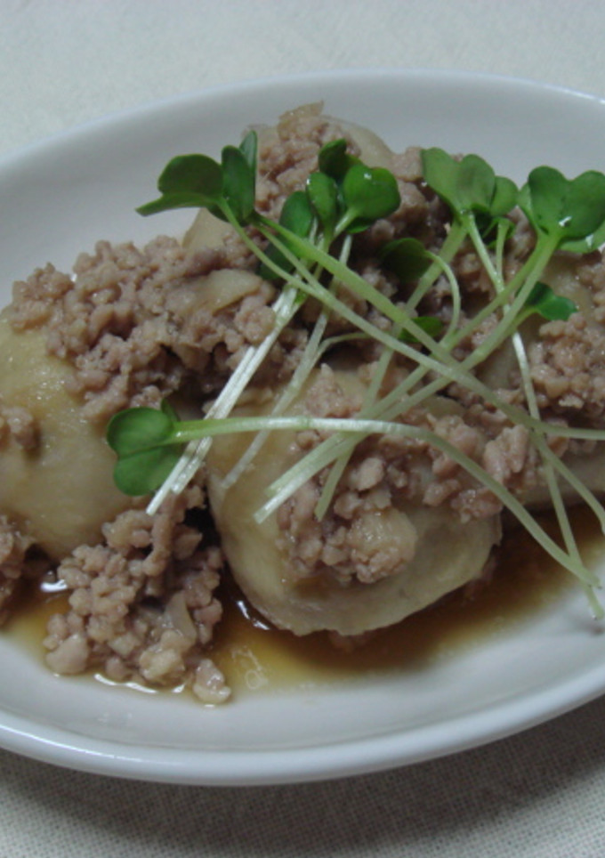 鶏そぼろと里芋の煮物-レシピのメイン写真