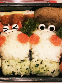 パクパクさんパク子さん キャラ弁 幼稚園-レシピのメイン写真