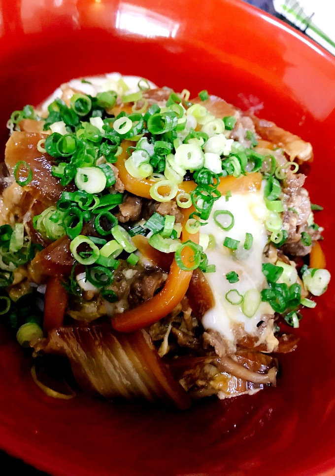 【すき焼き丼】すき焼きの残り汁で超簡単♪-レシピのメイン写真