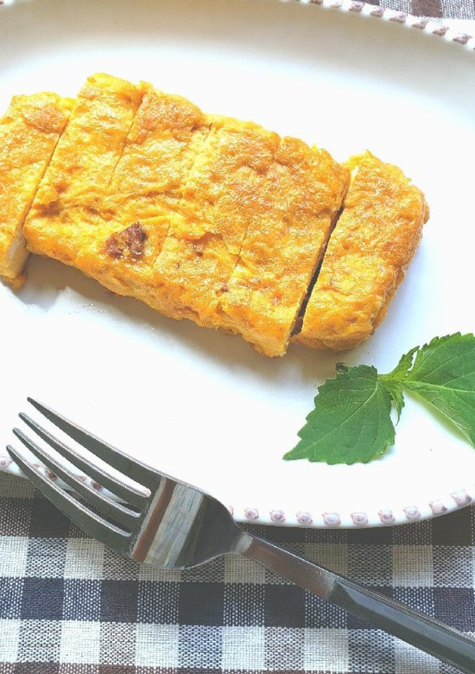 簡単！美味！マグロステーキ缶汁でだし巻卵-レシピのメイン写真