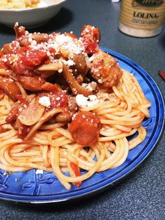 トマト缶で作るお手軽☆トマトソースパスタ-レシピのメイン写真