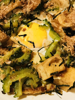 竹輪&厚揚げの目玉焼ゴーヤーチャンプルー-レシピのメイン写真