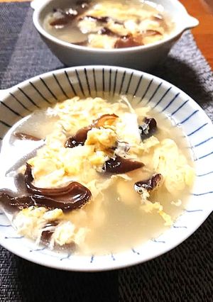 キクラゲの卵スープ-レシピのメイン写真