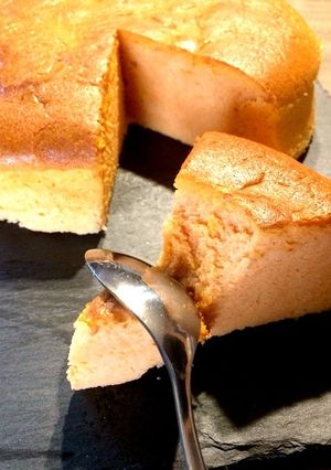 濃縮トマトのスフレチーズケーキ-レシピのメイン写真