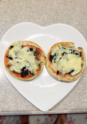 子どもを笑顔に☆ほうれん草のピザトースト-レシピのメイン写真