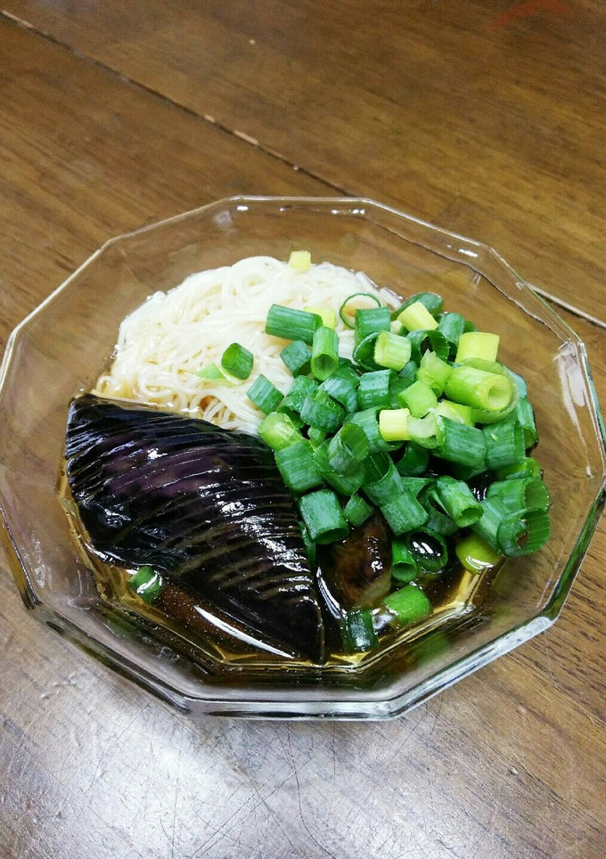揚げ茄子の煮浸し そうめん添え-レシピのメイン写真