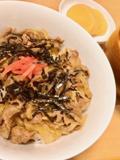 牛丼。-レシピのメイン写真