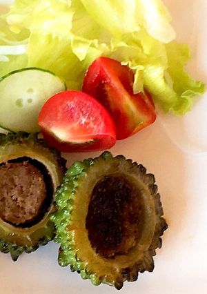 ゴーヤの肉詰め-レシピのメイン写真