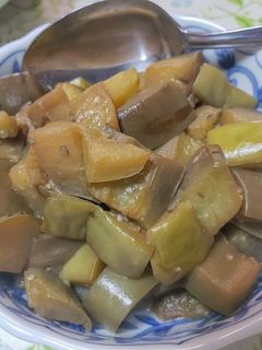 青茄子の酢醤油炒め-レシピのメイン写真
