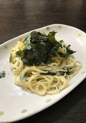 のりとチーズで簡単☆混ぜるクリームパスタ-レシピのメイン写真