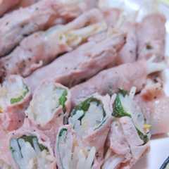 รูปของ レンジで簡単☆もやしと大葉の豚肉巻き
