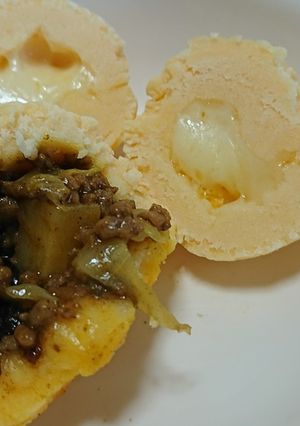 惣菜米粉パン～カレーパン&チーズパン～-レシピのメイン写真