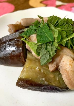 【常備菜】とろとろ茄子の鶏炊き-レシピのメイン写真