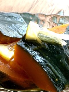かぼちゃを塩味でさわやかハニーレモン煮♩-レシピのメイン写真