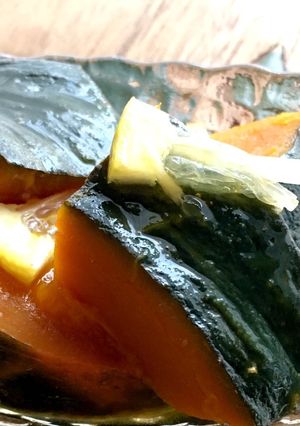 かぼちゃを塩味でさわやかハニーレモン煮♩-レシピのメイン写真
