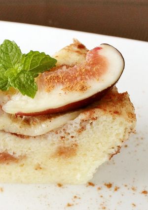 卵不使用！いちじくジャムのつぶつぶケーキ-レシピのメイン写真