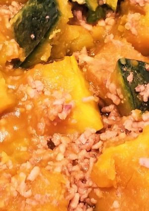 サムライ特製かぼちゃのそぼろあん♥️-レシピのメイン写真
