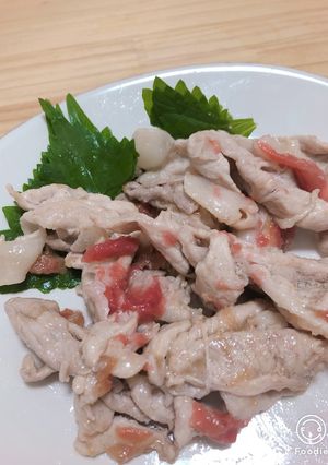 豚肉と大葉と梅でささっと簡単★-レシピのメイン写真