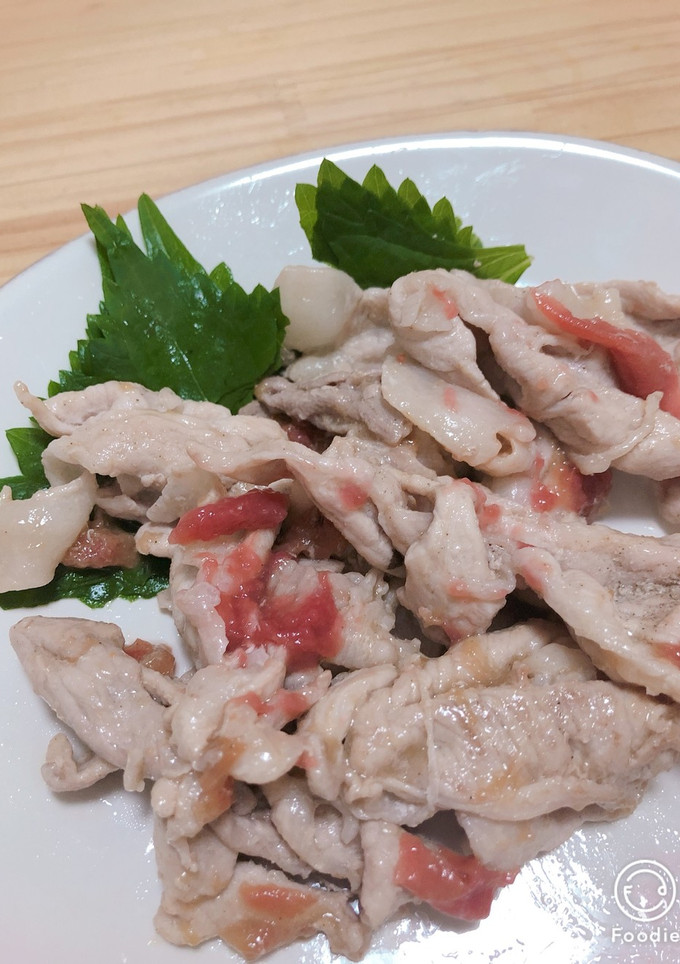 豚肉と大葉と梅でささっと簡単★-レシピのメイン写真