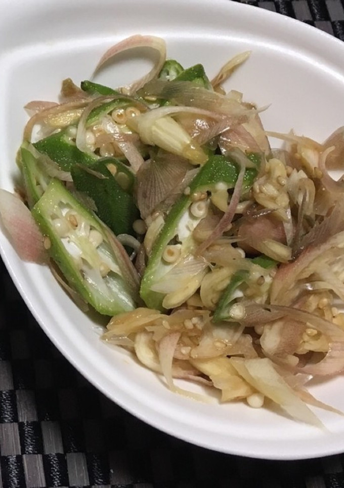 みょうがとオクラの和え物-レシピのメイン写真