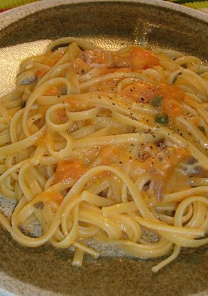 フレッシュトマトクリームパスタ-レシピのメイン写真
