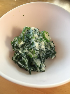 モロヘイヤとオクラの豆腐和え-レシピのメイン写真