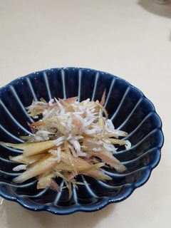 やみつき!ミョウガとしらすのごま油あえ-レシピのメイン写真