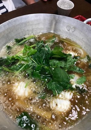 絶品!三種野菜の鱧鍋-レシピのメイン写真