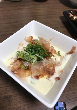簡単おつまみ！お豆腐、豆乳に投入！！-レシピのメイン写真